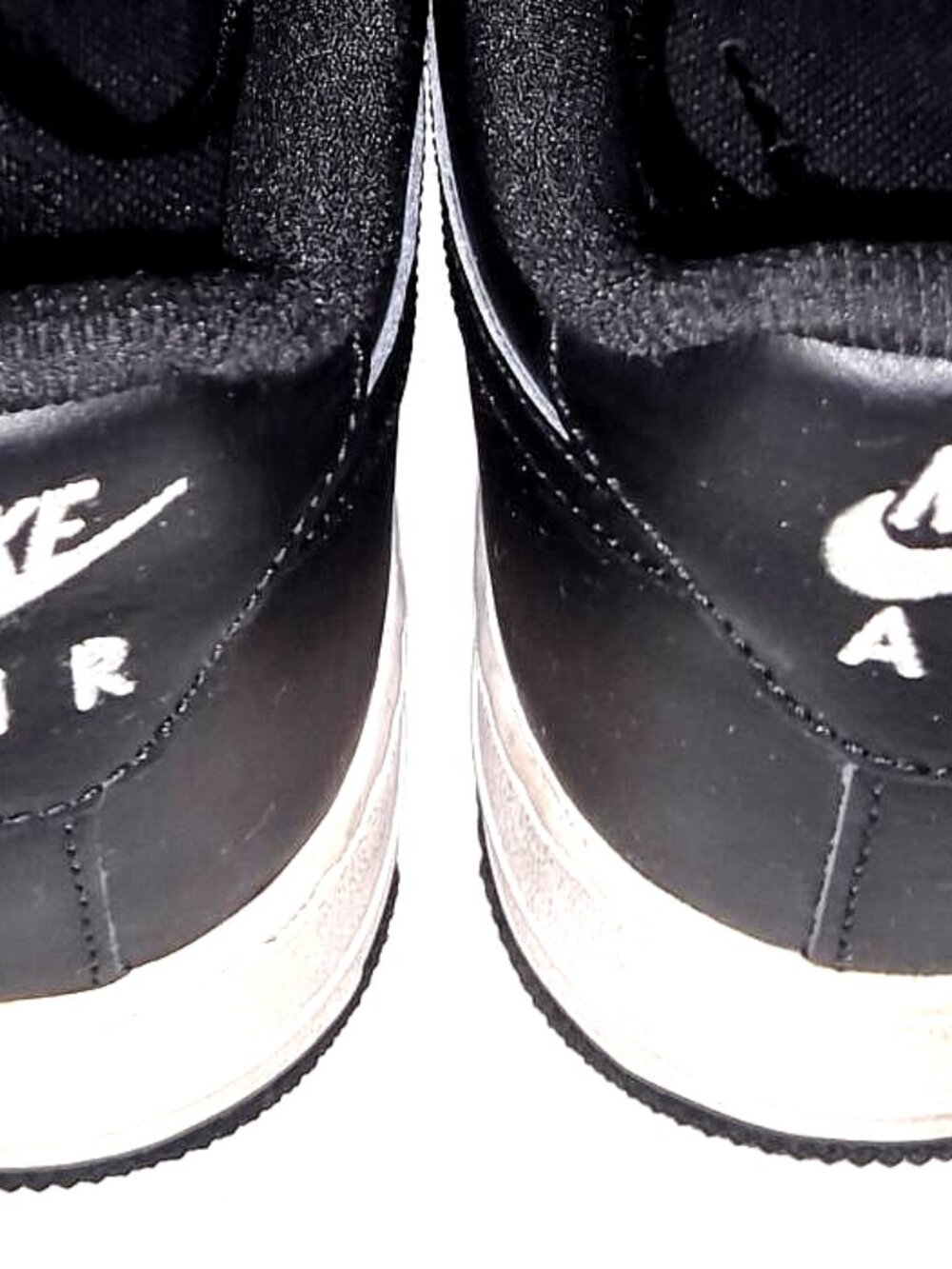PRISTINE NIKE JORDAN AIR FORCE 1 BLACK & GREY CT7875-994 MENS SIZE 9.5M AF1 BOX - Picture 4 of 6